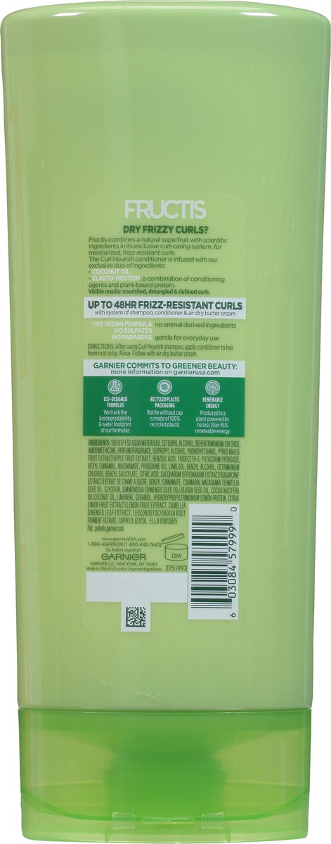 slide 6 of 9, Garnier Sulfate-Free Curl Nourish Moisturizing Conditioner 21 fl oz, 21 fl oz