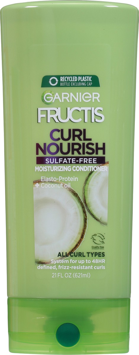 slide 2 of 9, Garnier Sulfate-Free Curl Nourish Moisturizing Conditioner 21 fl oz, 21 fl oz