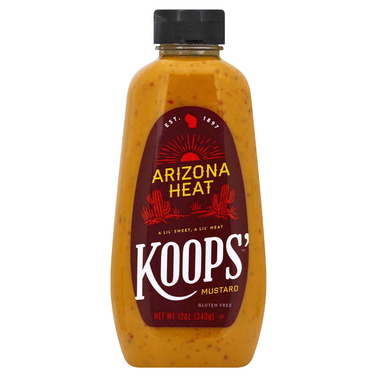 slide 1 of 1, Koops' Arizona Heat Mustard, 12 oz