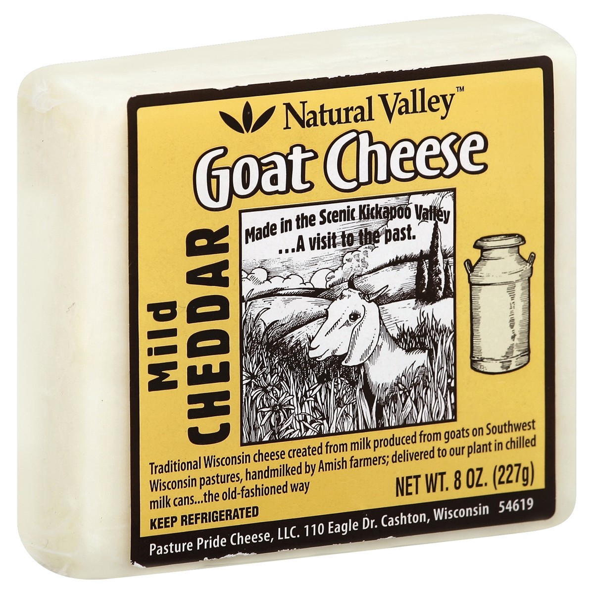 slide 2 of 6, Natural Valley Nature Valley Mild Cheddar Goat Cheese, 8 oz