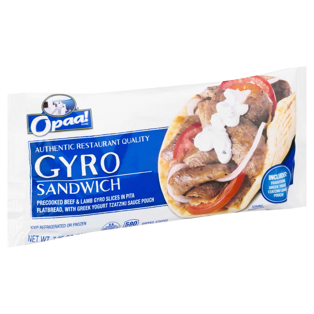 slide 6 of 9, Opaa! Gyro Sandwich 7.35 oz, 7.35 oz