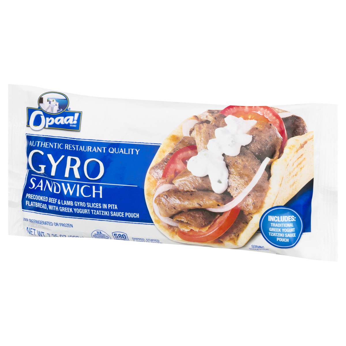 slide 3 of 9, Opaa! Gyro Sandwich 7.35 oz, 7.35 oz