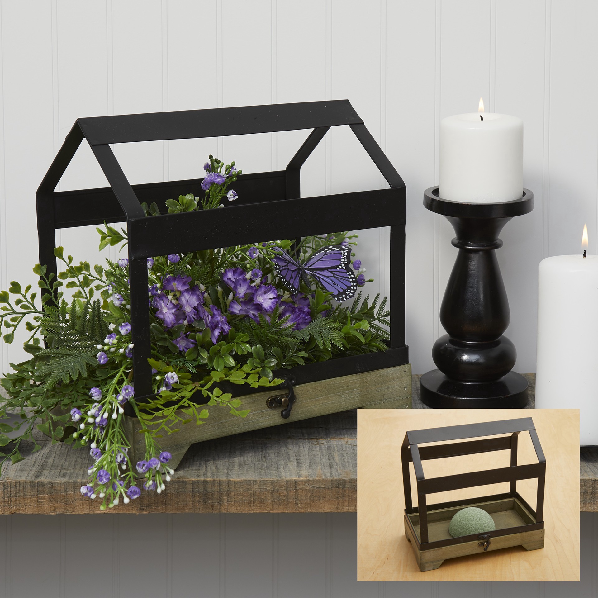 slide 7 of 8, Floracraft Florafōm Half Ball Green, 1.9 in x 3.8 in