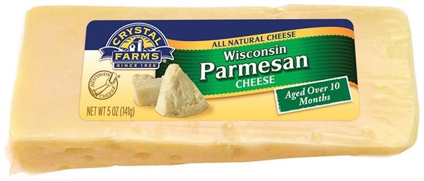 slide 1 of 1, Crystal Farms Wisconsin Parmesan Cheese Brick, 5 oz