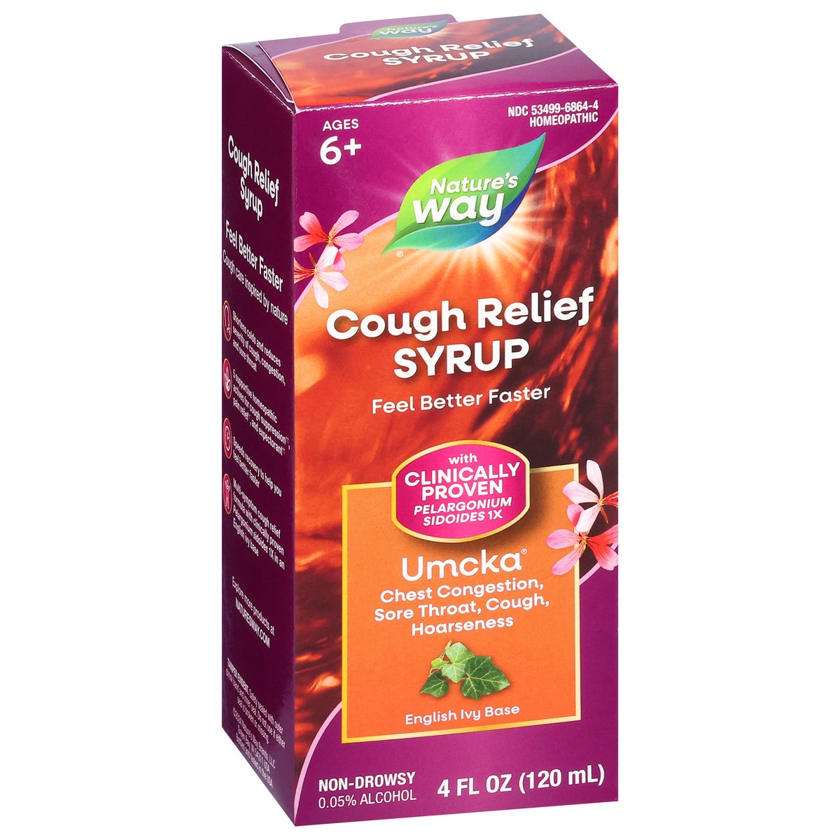 slide 7 of 13, Nature's Way Ages 6+ Non-Drowsy Umcka Cough Relief Syrup 4 fl oz, 4 fl oz