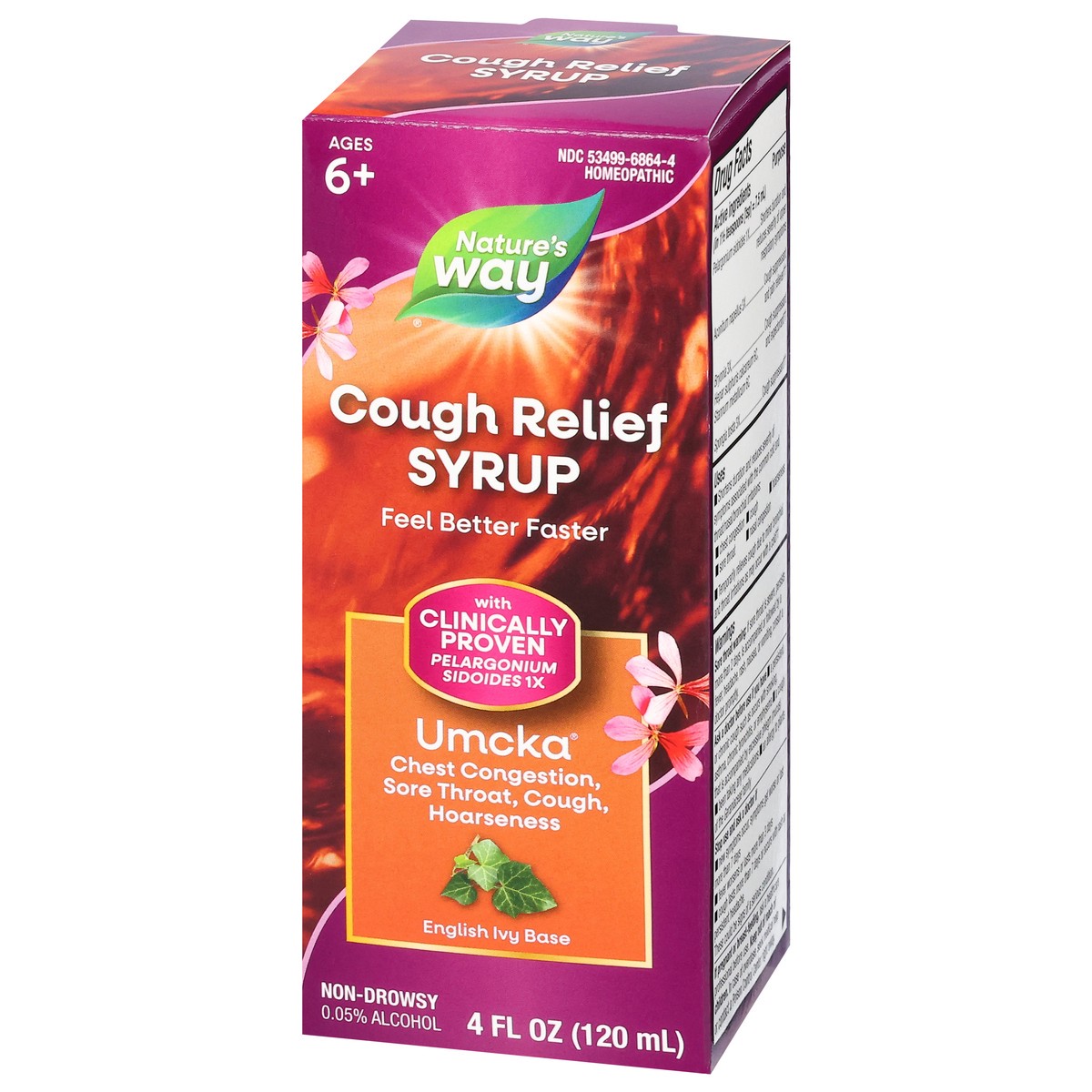 slide 6 of 13, Nature's Way Ages 6+ Non-Drowsy Umcka Cough Relief Syrup 4 fl oz, 4 fl oz