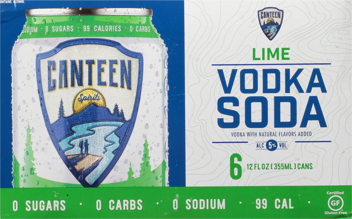 slide 2 of 11, Canteen Lime Cans, 6 ct; 12 fl oz