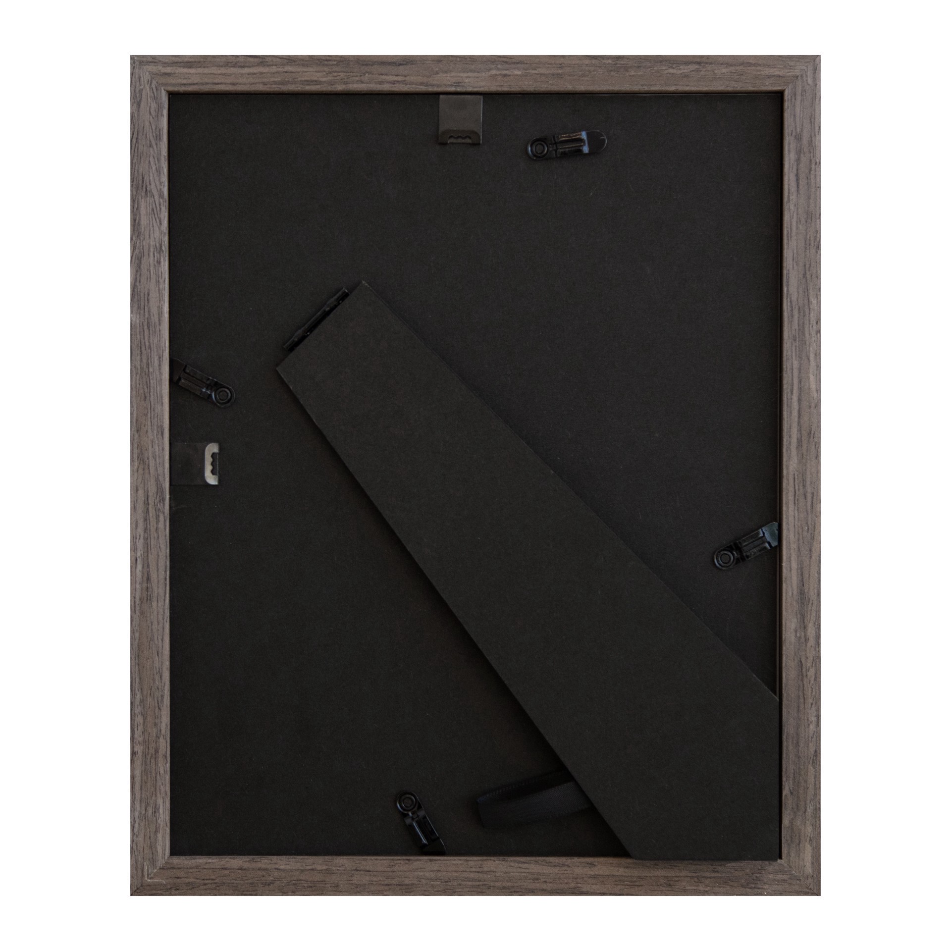 slide 5 of 5, Neutral Basic Dark Brown Frame With Mat By Studio Decor, 5 in x 7 in mat