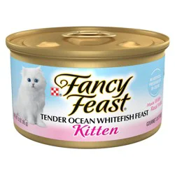 Purina Fancy Feast Tender Ocean Whitefish Feast Wet Kitten Food