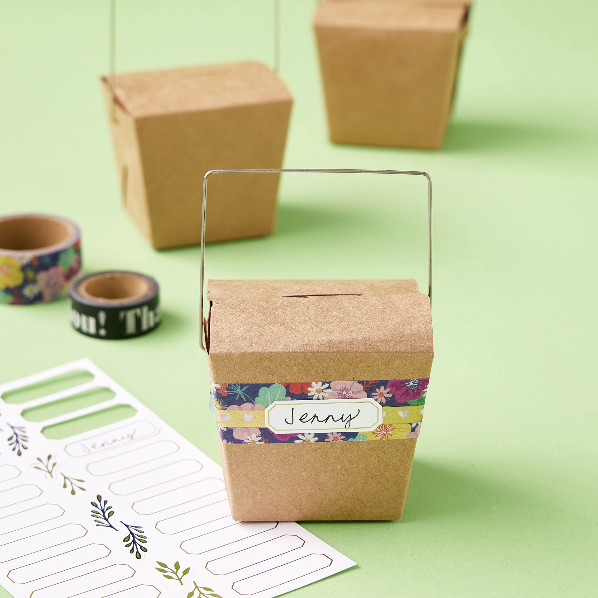 slide 3 of 4, 2.75" Kraft Take-Out Box Set By Celebrate It, 2.5 in x 2.25 in x 2.75 in