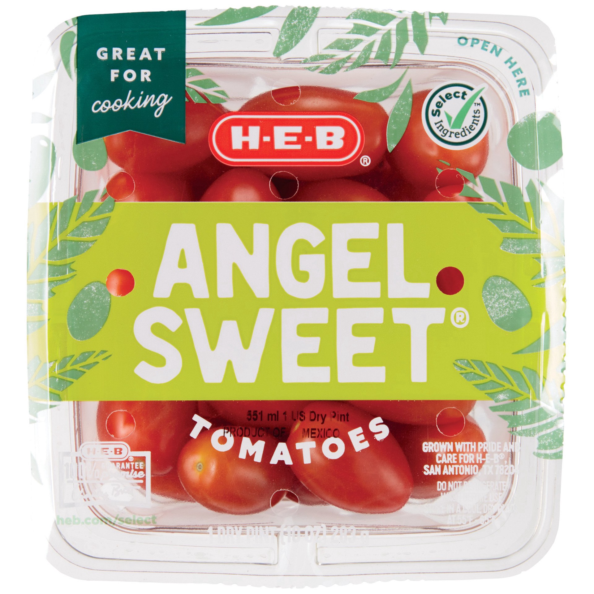 slide 1 of 1, H-E-B Angel Sweet Tomatoes, 1 pint