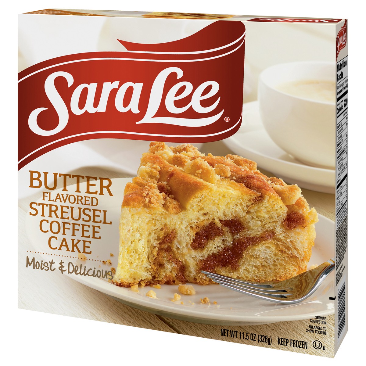 slide 8 of 12, Sara Lee Coffee Cake Butter Streusel 11.5oz, 11.5 oz