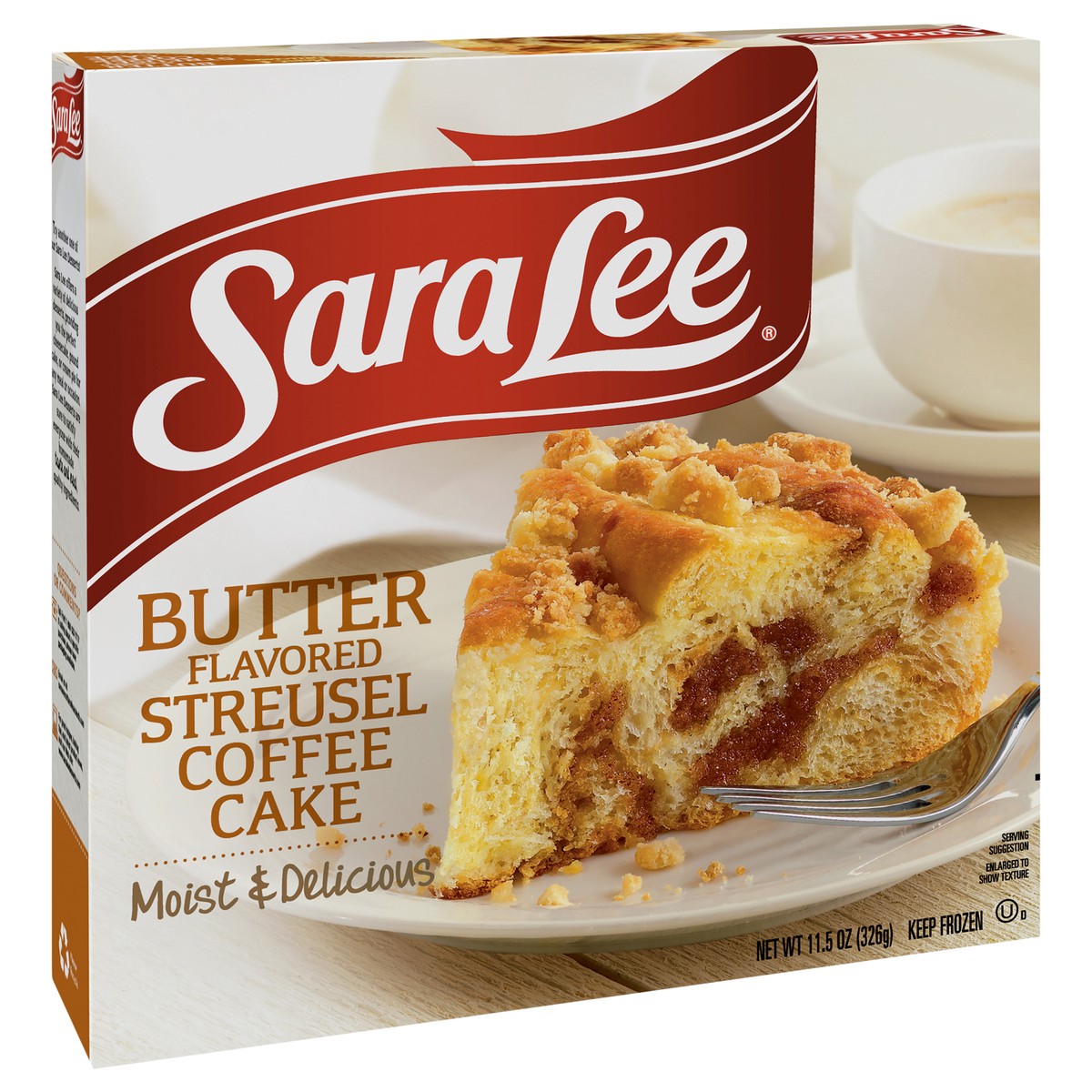 slide 2 of 12, Sara Lee Coffee Cake Butter Streusel 11.5oz, 11.5 oz