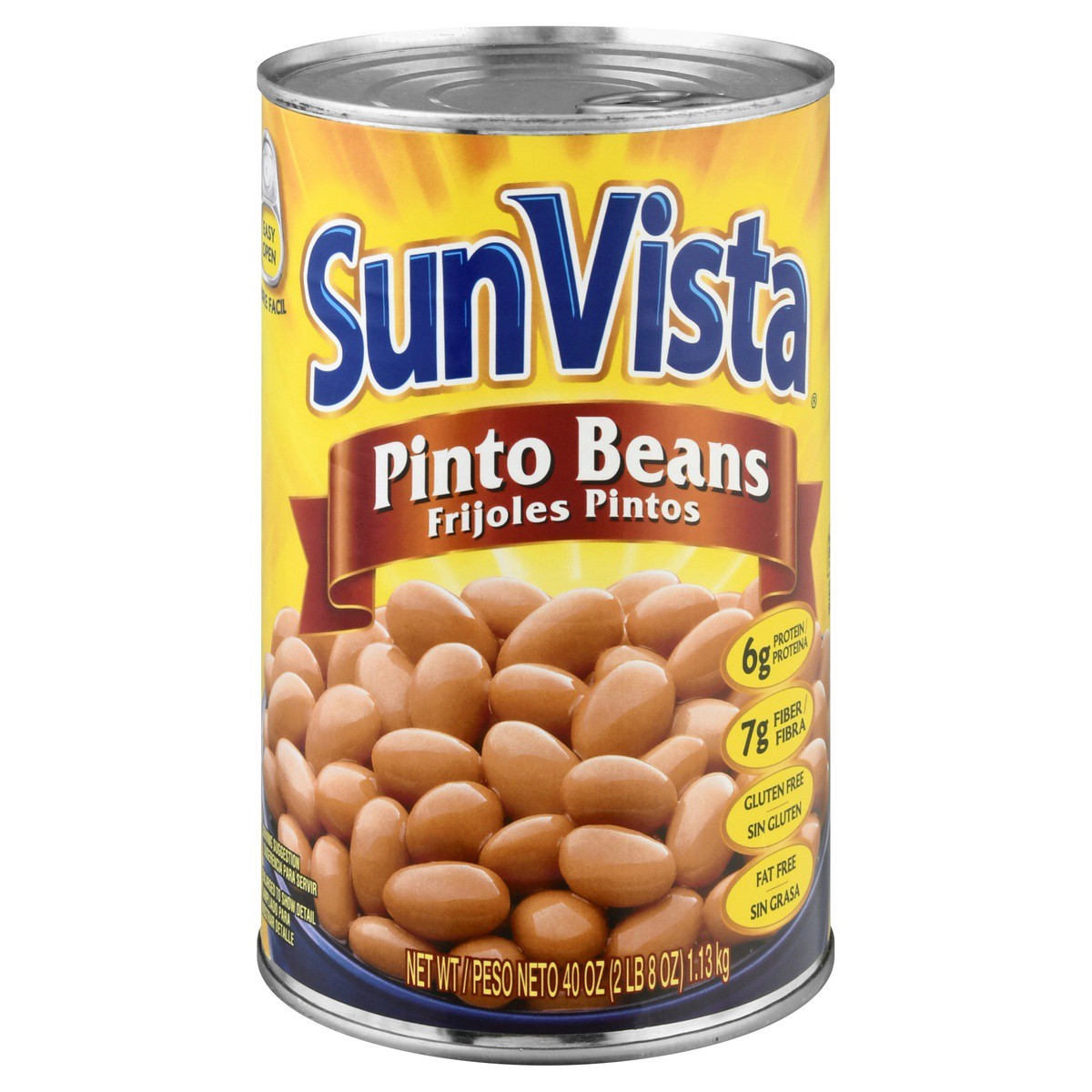 slide 1 of 1, SunVista Pinto Beans 40 oz, 40 oz