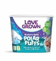 slide 1 of 1, Love Grown Blueberry Vanilla Polar Puffs Cereal Cups, 1.1 oz