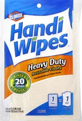 Clorox Handi Wipes Heavy Duty Reusable Cloths 3 ea