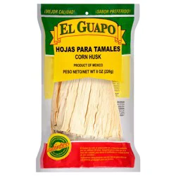 El Guapo Whole Corn Husks, 8.0 oz