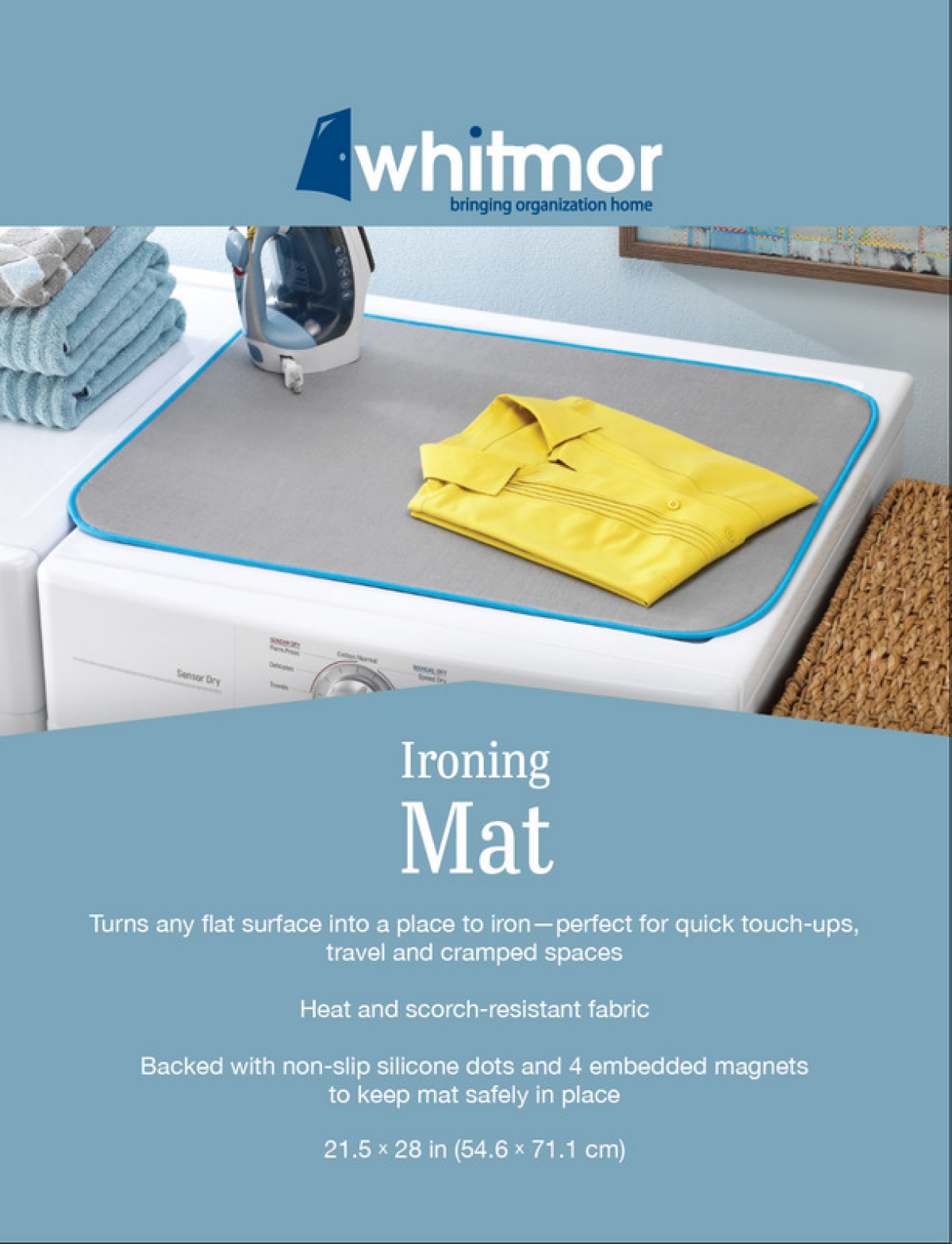 slide 1 of 5, Whitmor Ironing Mat, 1 ct