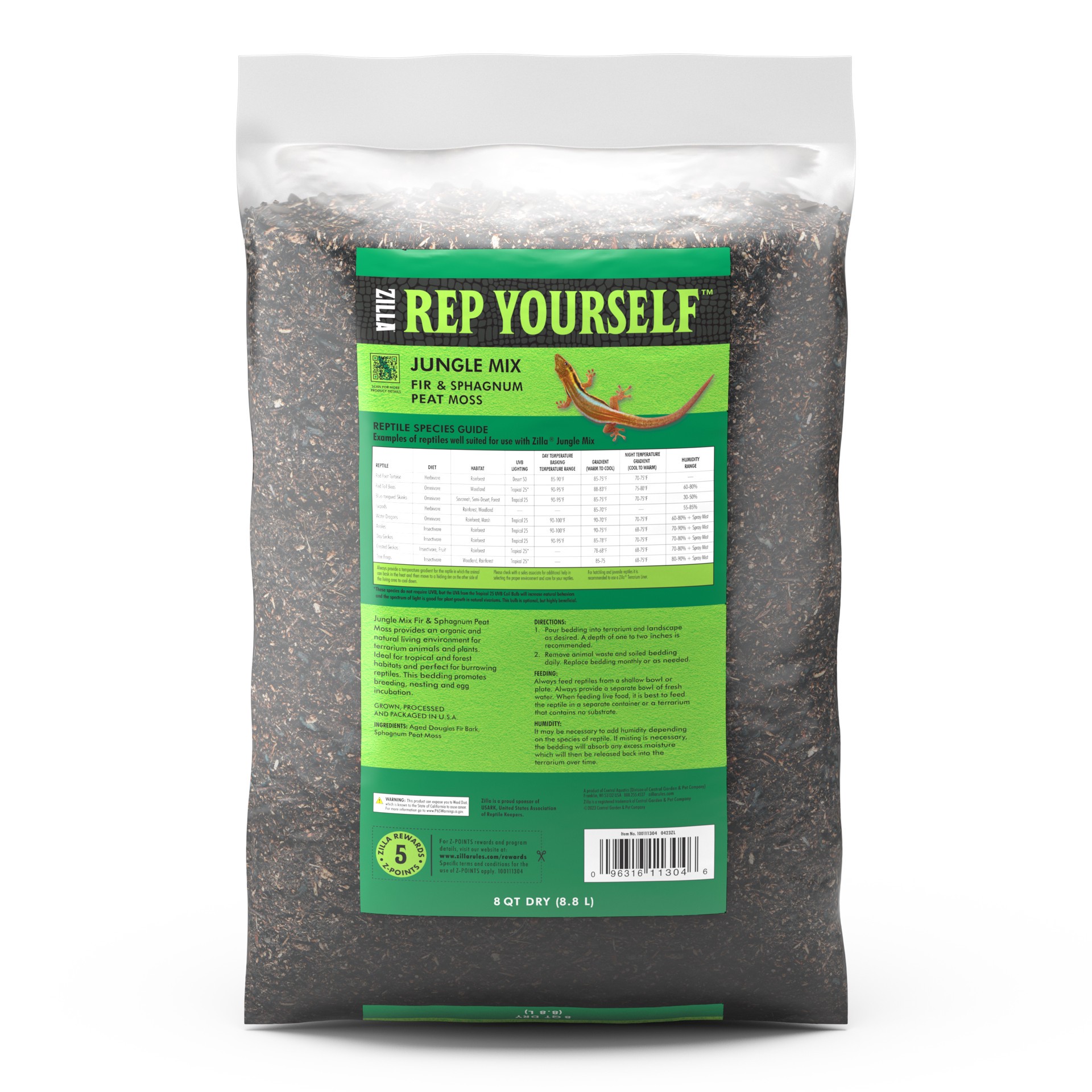 slide 6 of 6, Zilla Jungle Mix 8 Quarts, 1 ct