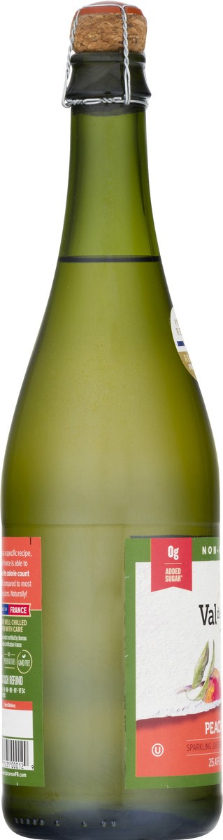 slide 6 of 10, Val de France Organic Sparkling Peach Juice, 1 ct
