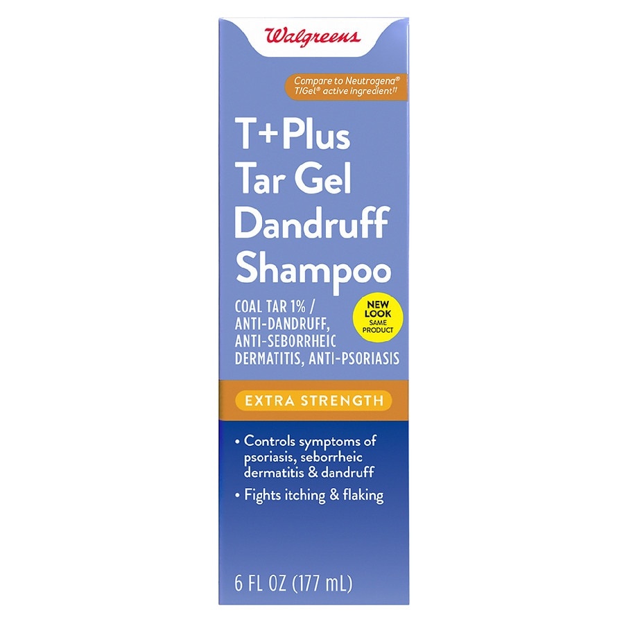 slide 1 of 1, Walgreens T+Plus Extra Strength Shampoo, 6 oz