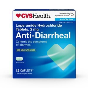 slide 1 of 1, CVS Health Anti-Diarrheal Tablets, 12 Ct, 12 ct