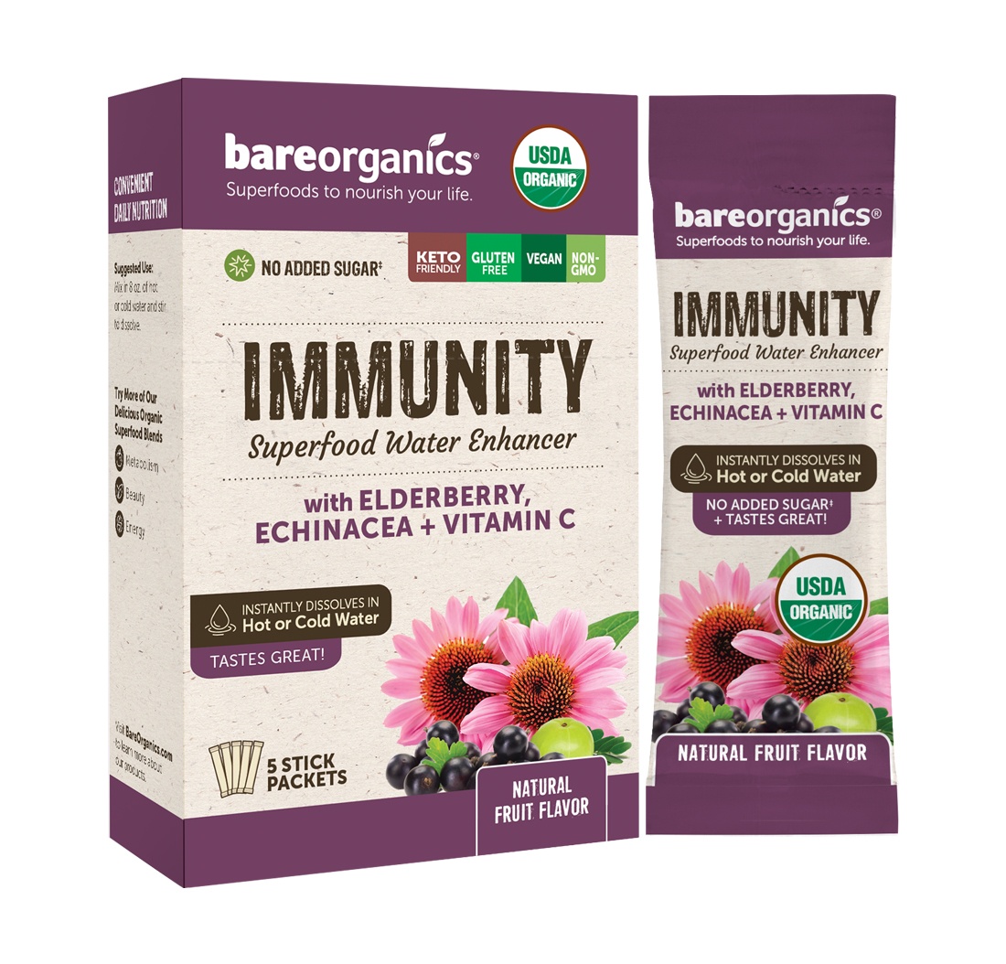 slide 1 of 7, BareOrganics Bare Organics Immunity Blend, 5 ct