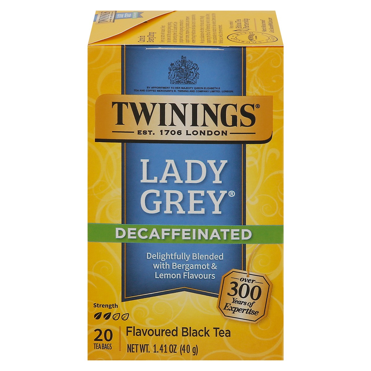 slide 1 of 15, Twinings Decaf Lady Grey Tea, 20 ct