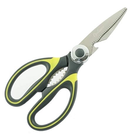 slide 1 of 1, Solidgear Solid Gear Stainless Steel Utility Scissors 8In, 1 ct