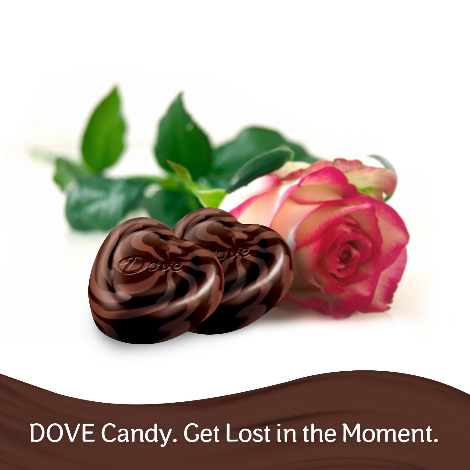 slide 4 of 5, Dove Chocolate Dove Valentine's Milk and Dark Chocolate Swirl Hearts - 7.94oz, 7.94 oz