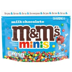 M&M'S Minis Milk Chocolate Candy, Sharing Size 9.4 oz Bag