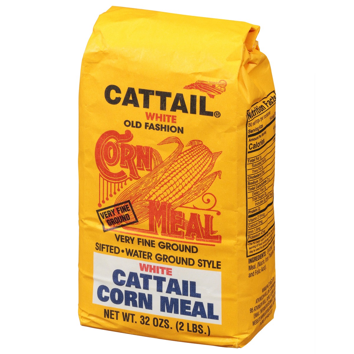 slide 4 of 9, Cattail White Cattail Old Fashion Cornmeal 32 oz, 32 oz