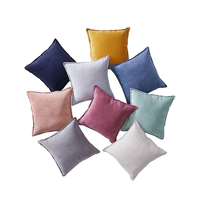 slide 2 of 2, Morgan Home ChenilleSquare Throw Pillows - Blush, 2 ct