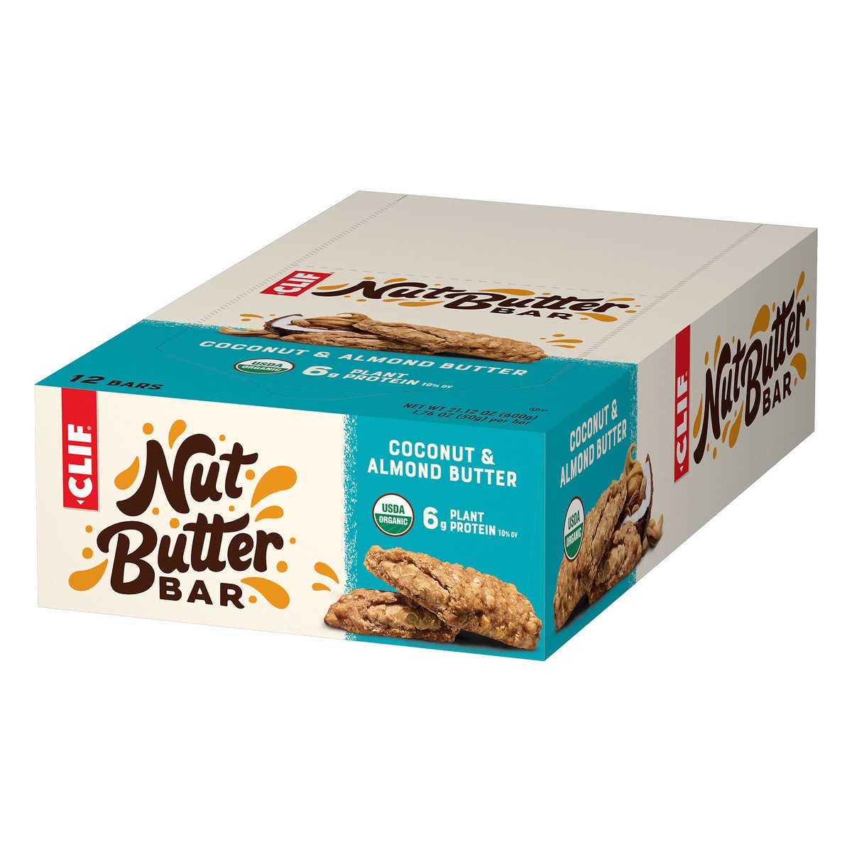 slide 3 of 10, CLIF Bar Nut Butter Filled Coconut Almond Butter Energy Bar, 12 ct; 1.76 oz