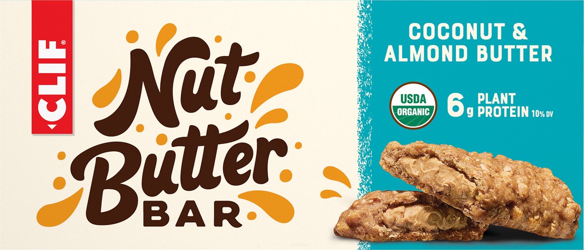 slide 9 of 10, CLIF Bar Nut Butter Filled Coconut Almond Butter Energy Bar, 12 ct; 1.76 oz