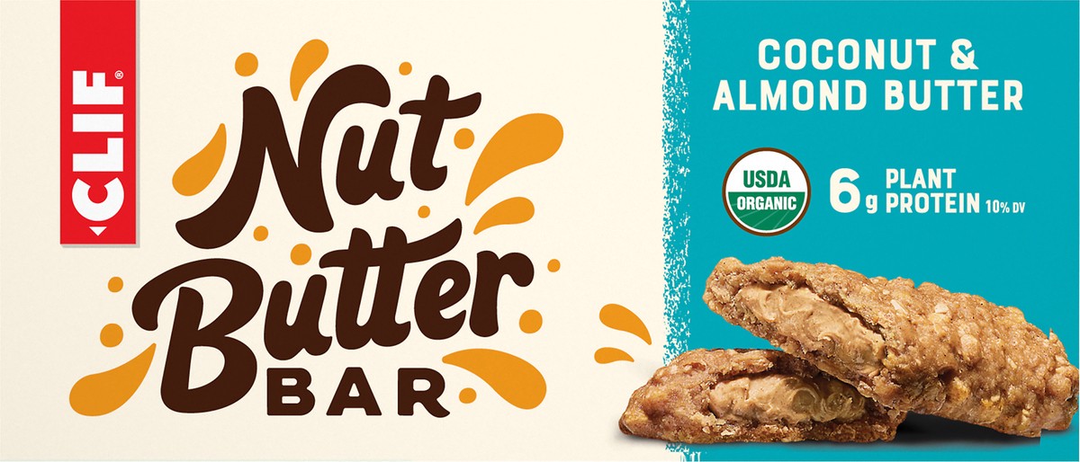 slide 10 of 10, CLIF Bar Nut Butter Filled Coconut Almond Butter Energy Bar, 12 ct; 1.76 oz