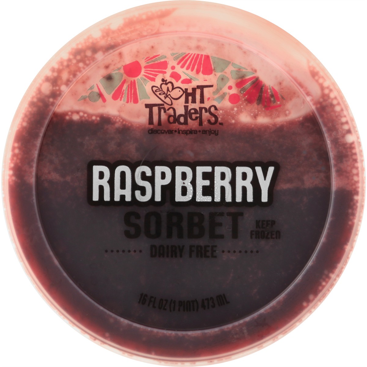 slide 9 of 10, Ht Traders Raspberry Sorbet, 1 pint