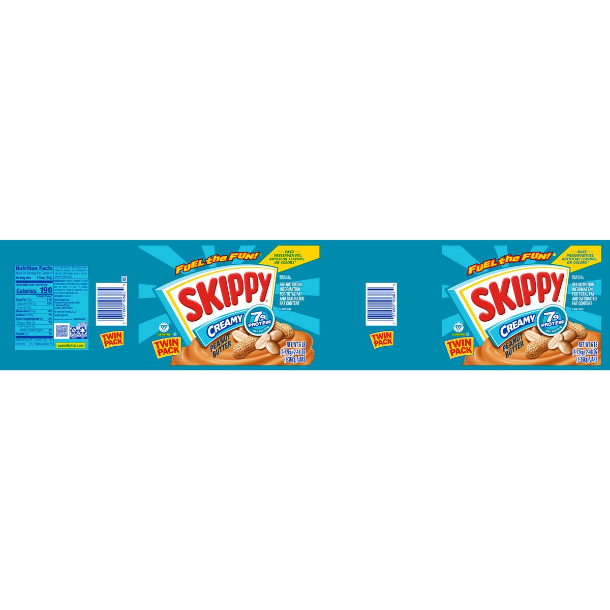 slide 2 of 13, SKIPPY Creamy Peanut Butter Twin-Pack, 2 ct