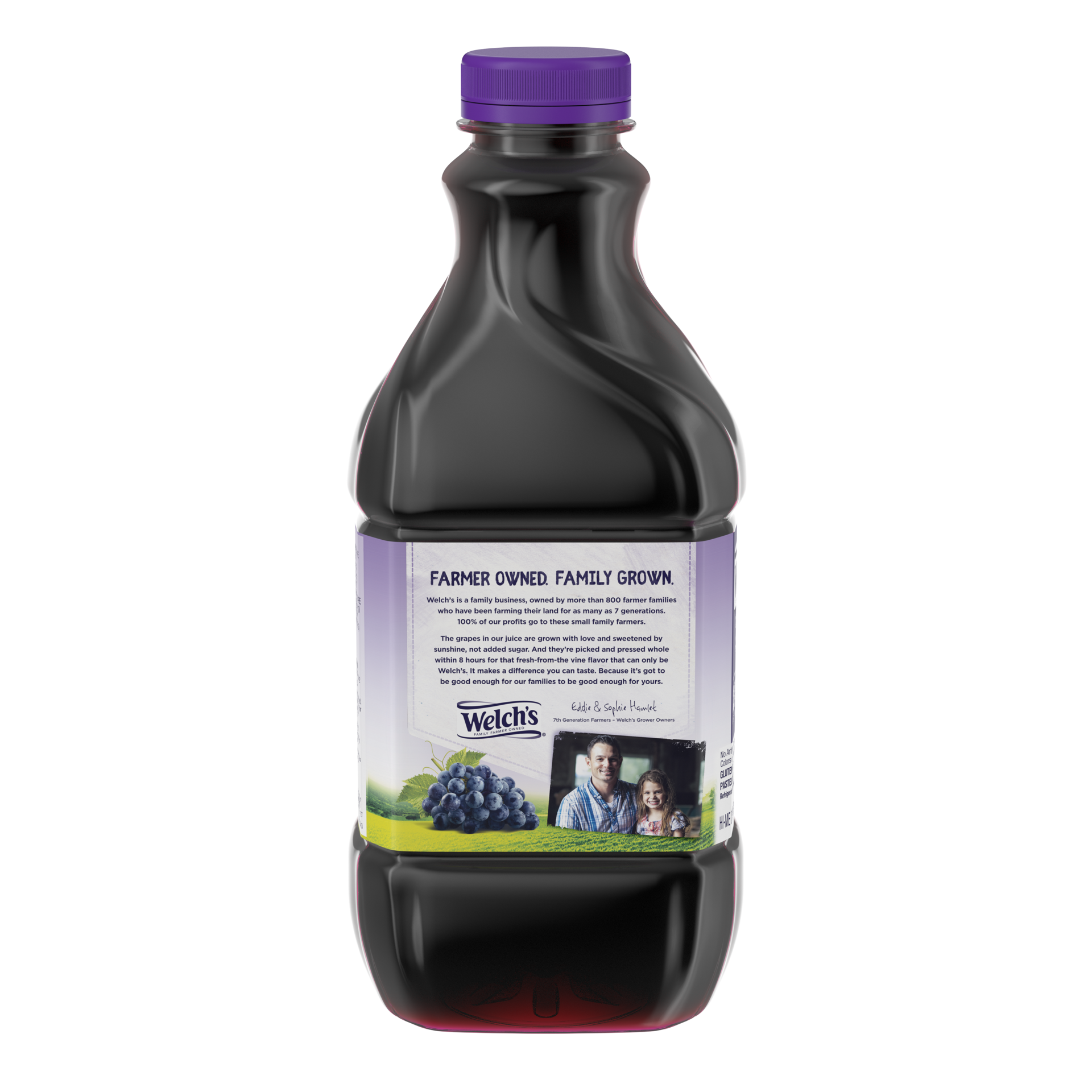 slide 2 of 5, Welch's 100% Grape Juice, Concord Grape, 46 Fl Oz Bottle, 