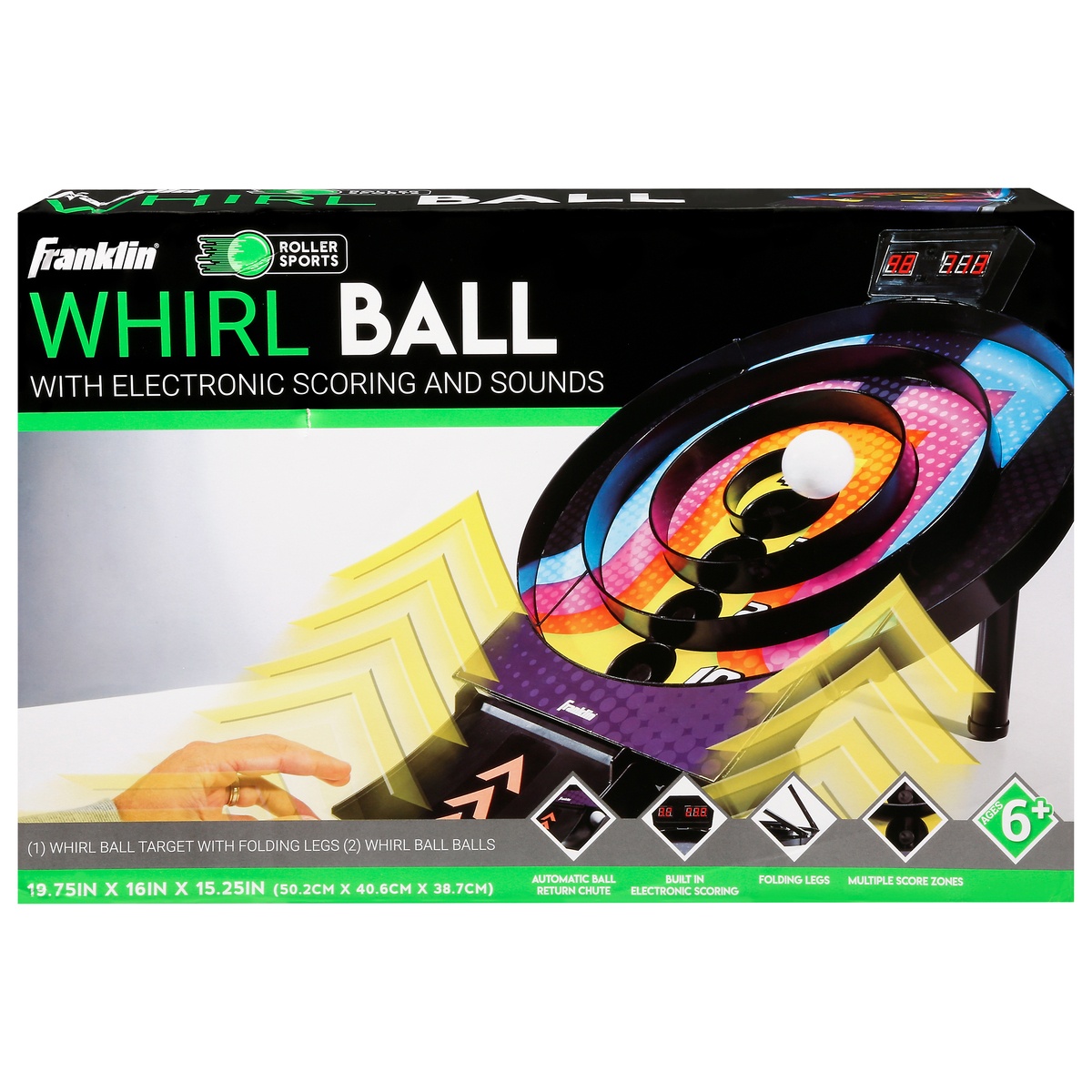 slide 1 of 1, Franklin Whirl Ball Arcade Game -, 1 ct