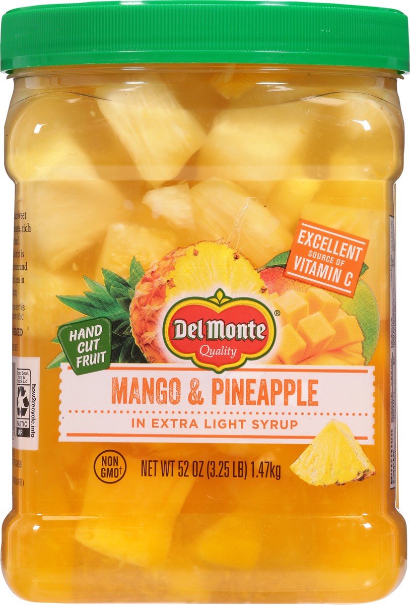 slide 8 of 13, Del Monte Mango & Pineapple in Extra Light Syrup 52 oz, 52 oz
