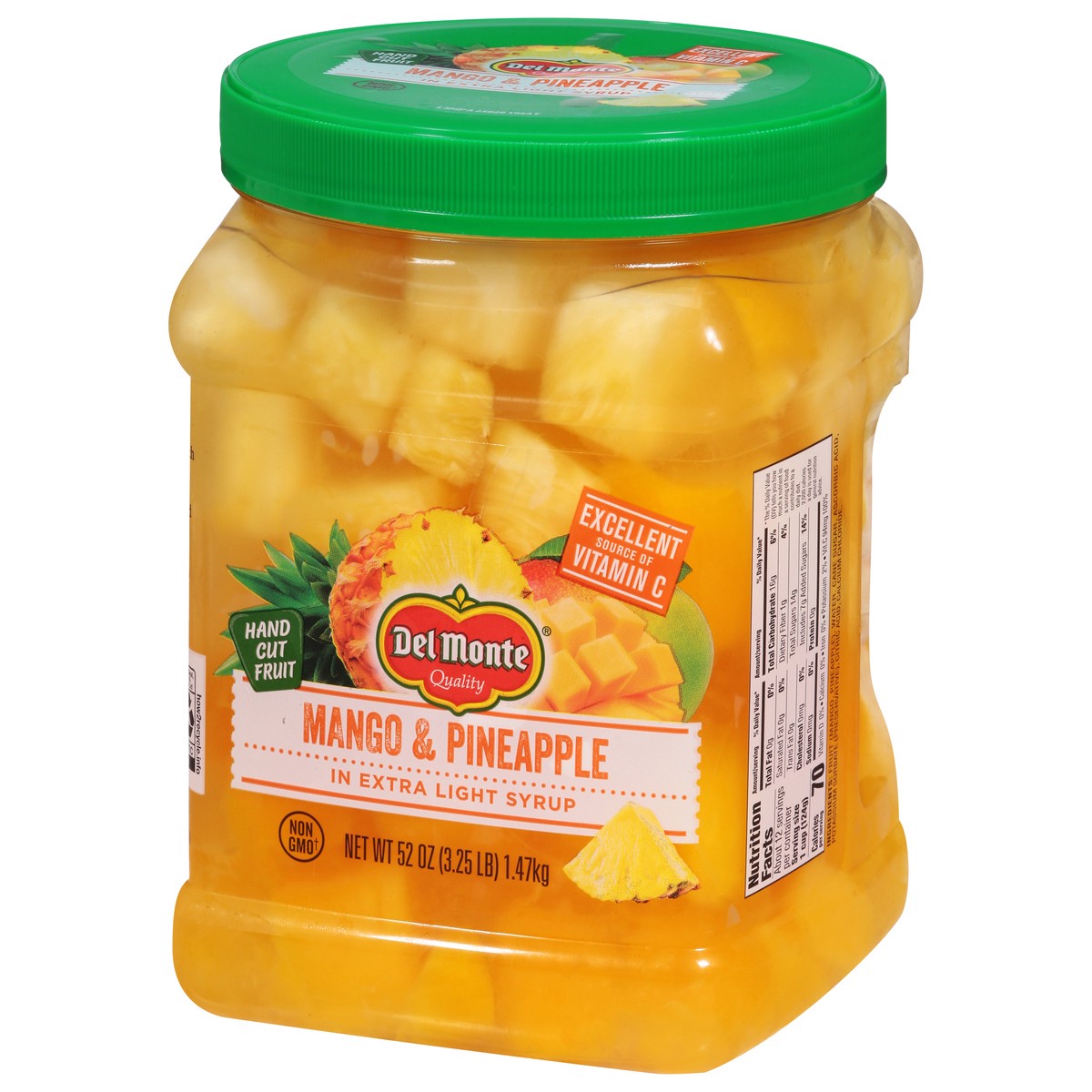 slide 7 of 13, Del Monte Mango & Pineapple in Extra Light Syrup 52 oz, 52 oz