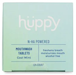 Huppy Cool Mint Mouthwash Tablets
