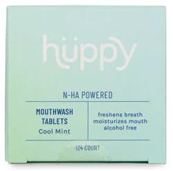 Huppy Cool Mint Mouthwash Tablets