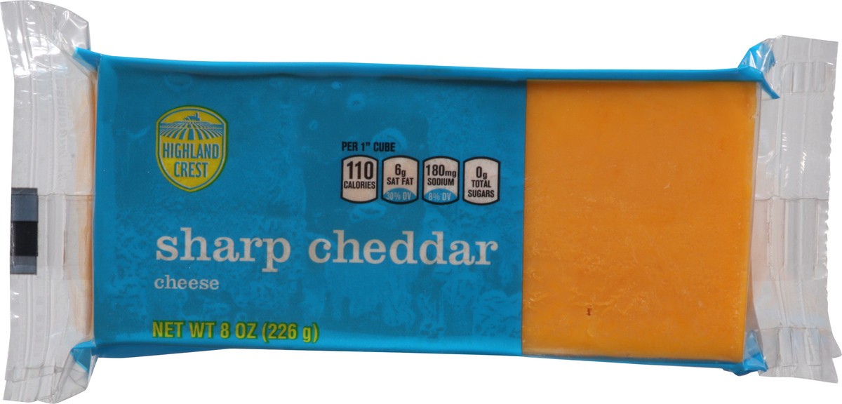 slide 11 of 11, Highland Crest Sharp Cheddar Cheese 8 oz, 8 oz