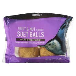 Meijer Wb Peanut Suet Balls 4 Oz 4ct.