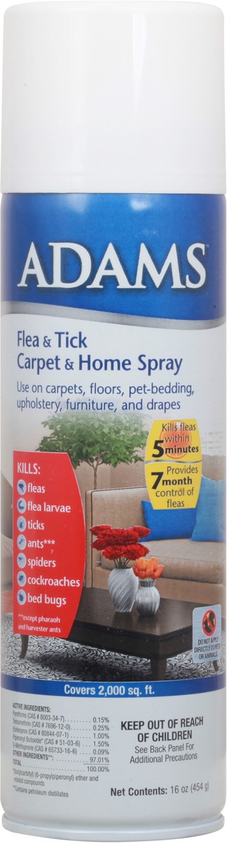 slide 6 of 9, Adams Flea & Tick Carpet & Home Spray 16 oz Aerosol, 16 oz