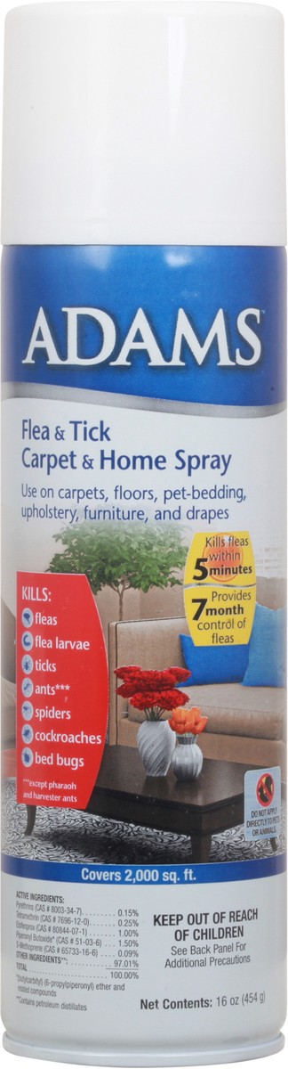 slide 1 of 9, Adams Flea & Tick Carpet & Home Spray 16 oz Aerosol, 16 oz