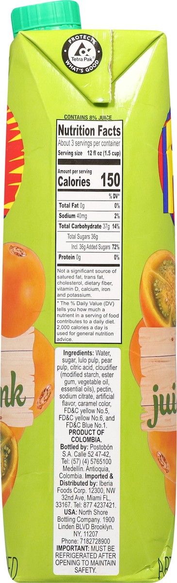slide 6 of 12, Hit Lulo Juice Drink 33.33 fl oz, 33.33 fl oz