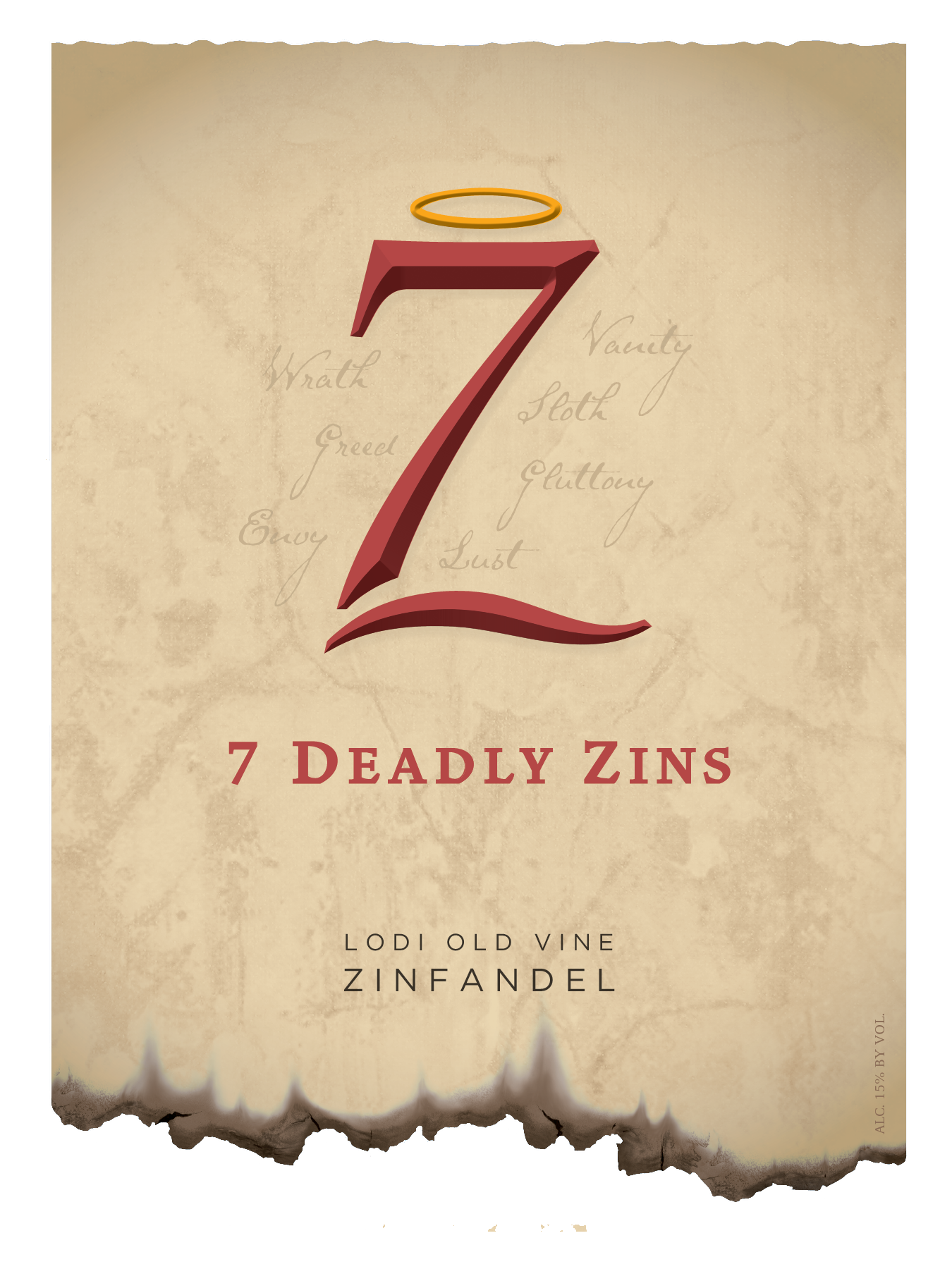 slide 2 of 5, 7 Deadly Zins Zinfandel Red Wine, 750 ml